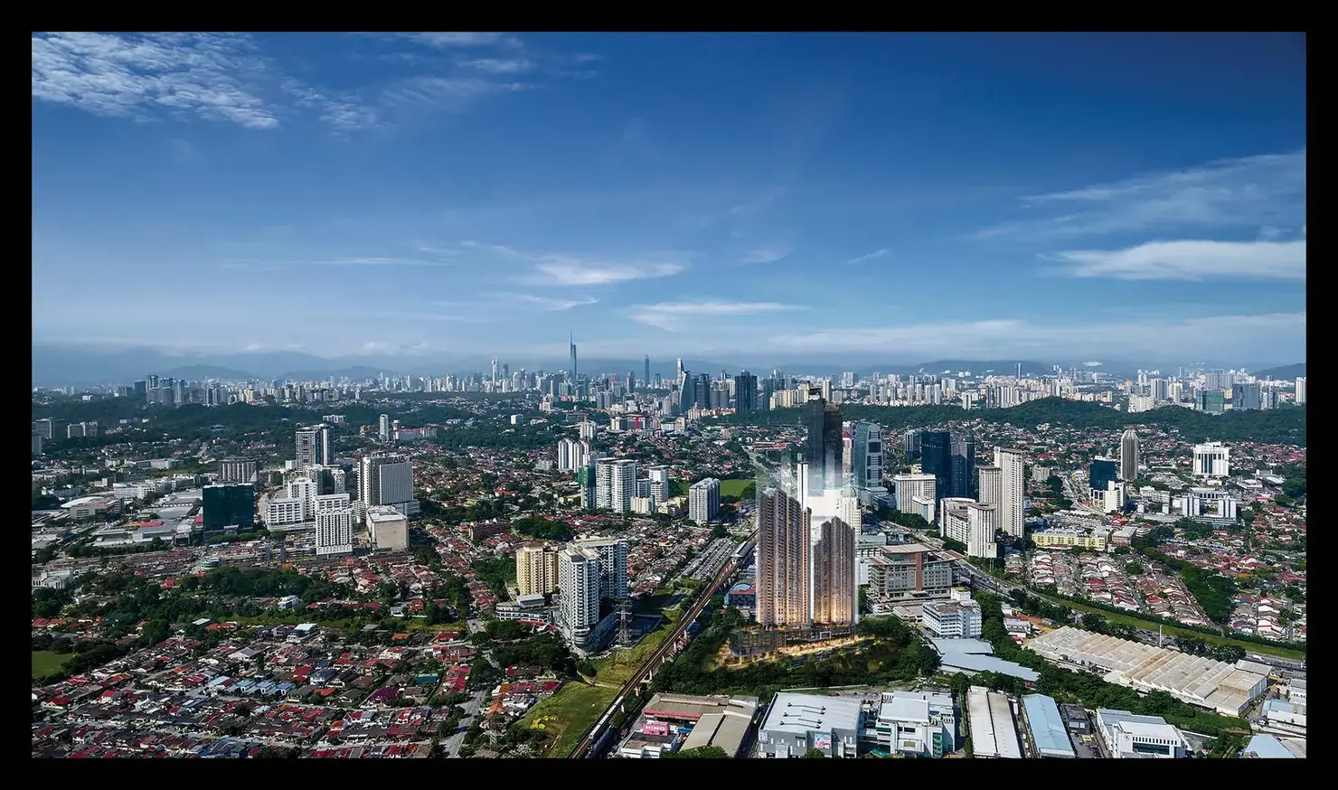 The Atera connectivity to Petaling Jaya and Kuala Lumpur