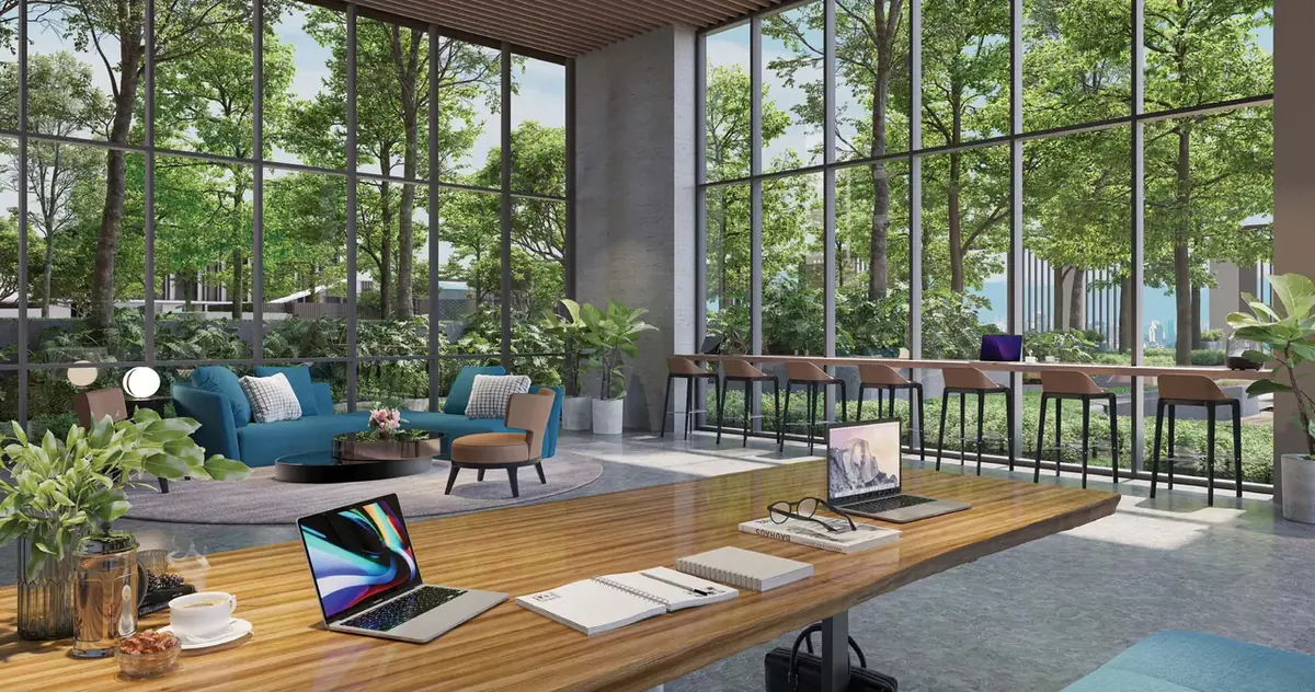 Co-working lounge